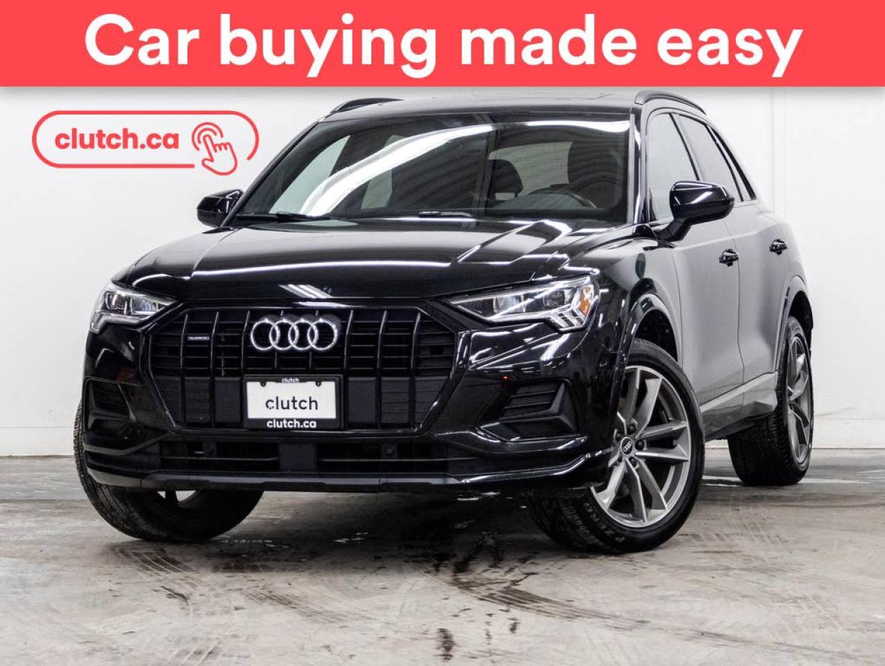 Used 2022 Audi Q3 45 Komfort AWD w/ Apple CarPlay & Android Auto, Rearview Cam, Dual Zone Climate Control for sale in Toronto, ON