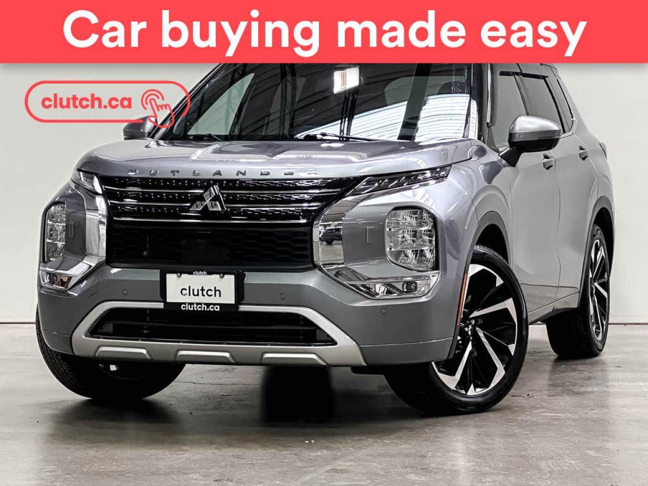 Used 2024 Mitsubishi Outlander GT S-AWC w/ Apple CarPlay, Heated Front Seats, Rearview Cam for sale in Toronto, ON