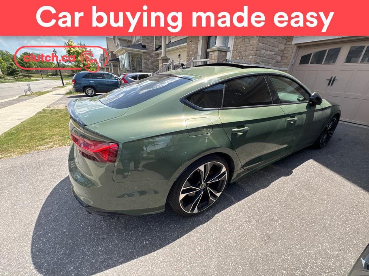Used 2024 Audi S5 Sportback Technik quattro AWD w/ Apple CarPlay, Heated Front Seats, Rearview Cam for sale in Toronto, ON