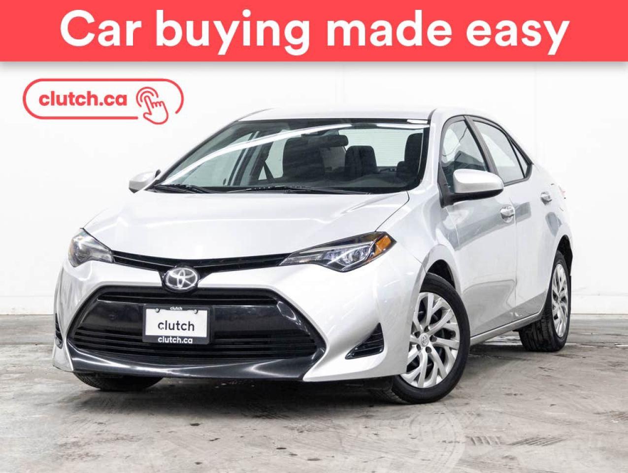 Used 2017 Toyota Corolla LE w/ Front Heated Seats, Rearview Cam, Climate Control for sale in Toronto, ON