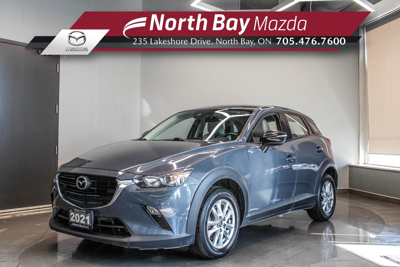 Used 2021 Mazda CX-3 GS HEATED SEATS/STEERING WHEEL - LEATHERETTE SEATS - CLEAN CARFAX! for sale in North Bay, ON