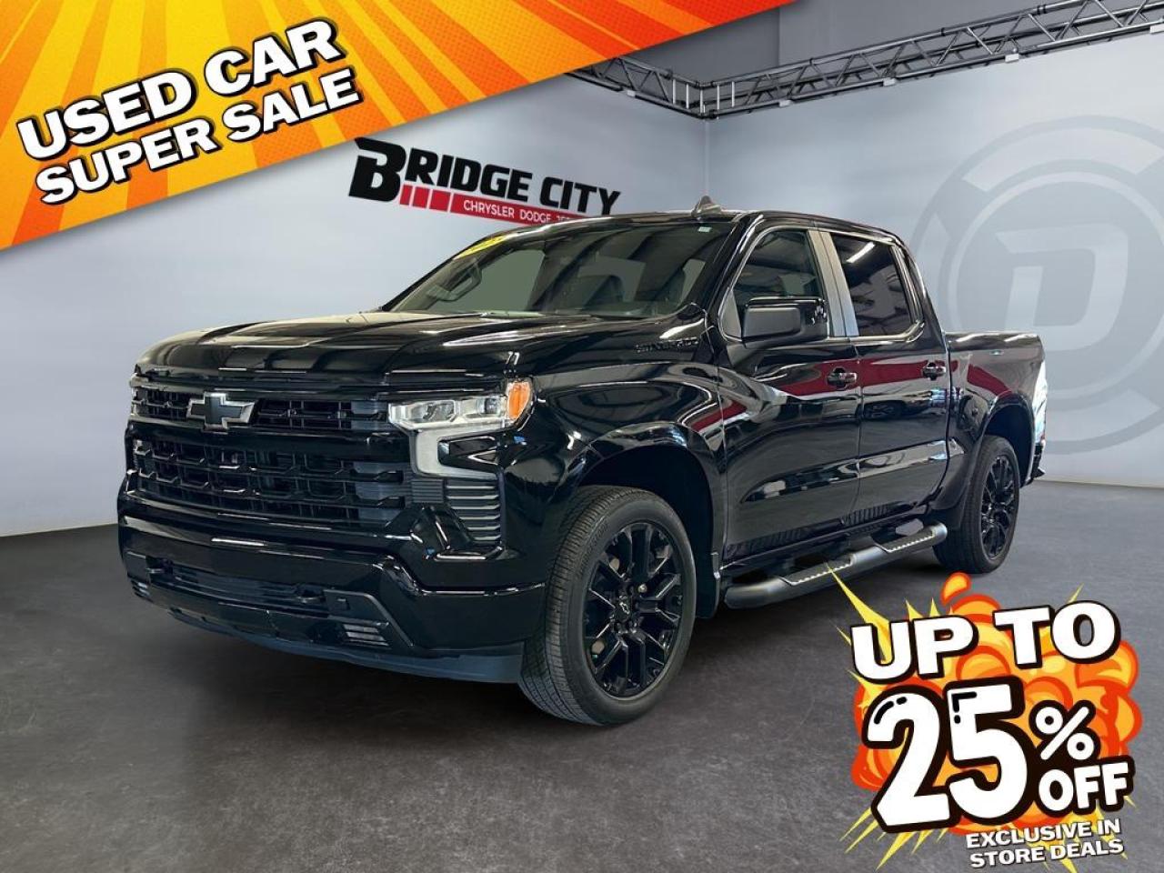 Used 2023 Chevrolet Silverado 1500 5.3L V8 - Leather - RST Pkg - Side Steps - Remote Start - Heated Seats - Remote Start for sale in Lethbridge, AB
