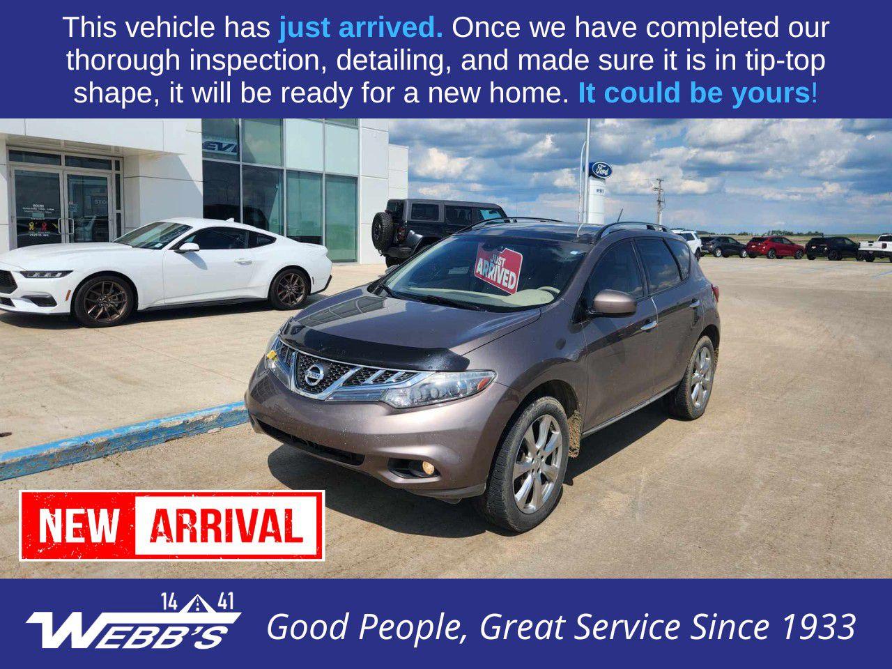 Used 2012 Nissan Murano LE AWD 4dr for sale in Wainwright, AB