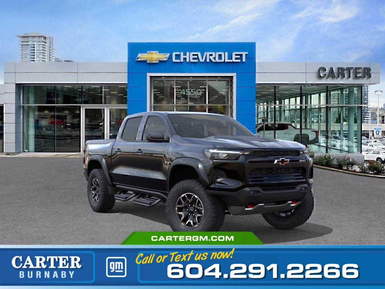 New 2025 Chevrolet Colorado 4WD ZR2 | 310 HP TURBOMAX ENG/SUN ROOF/OFF-ROAD PK for sale in Burnaby, BC