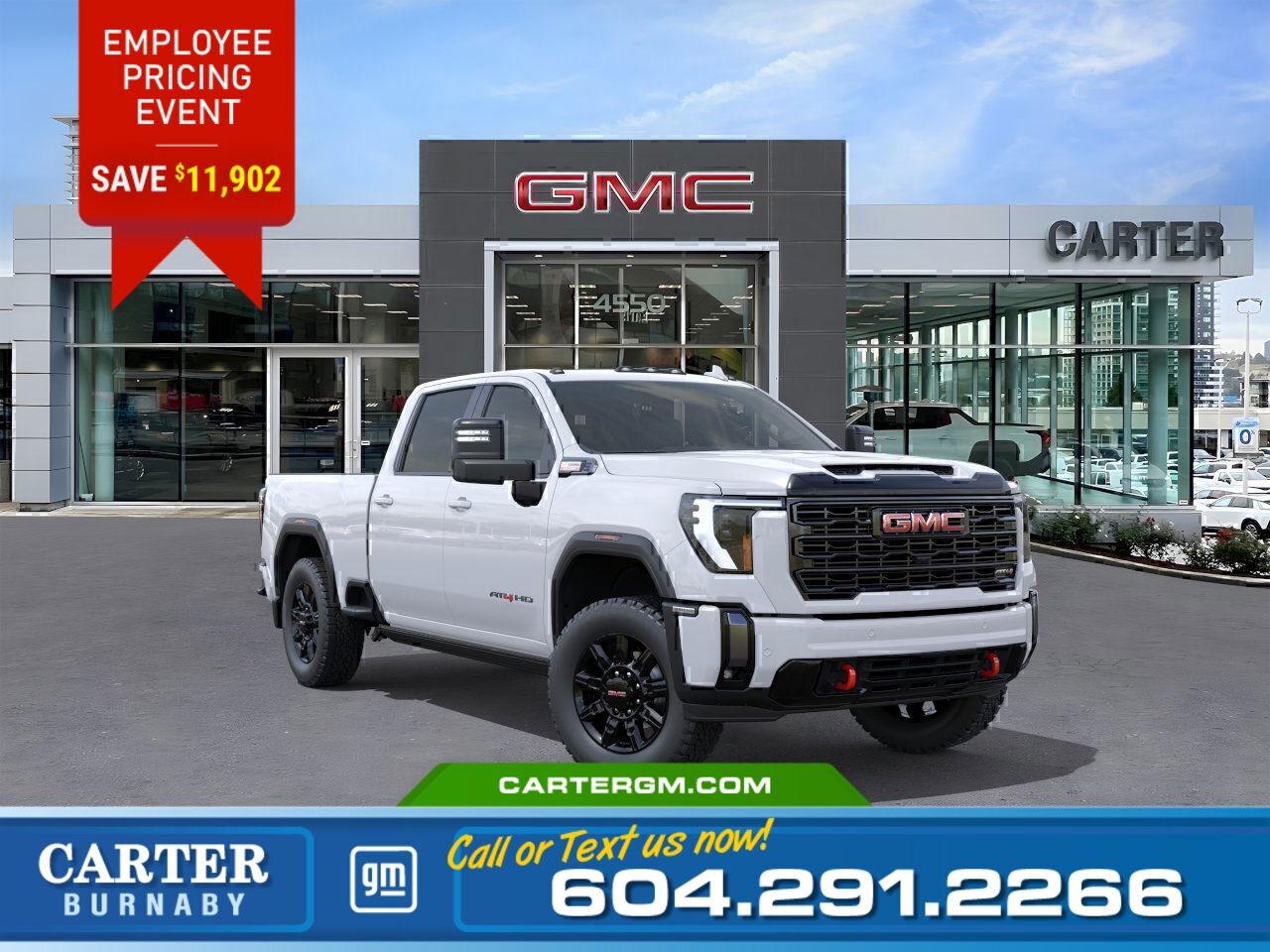 New 2025 GMC Sierra 3500 HD AT4 4WD | SAVE $11,902!/X31 OFF ROAD PACKAGE for sale in Burnaby, BC