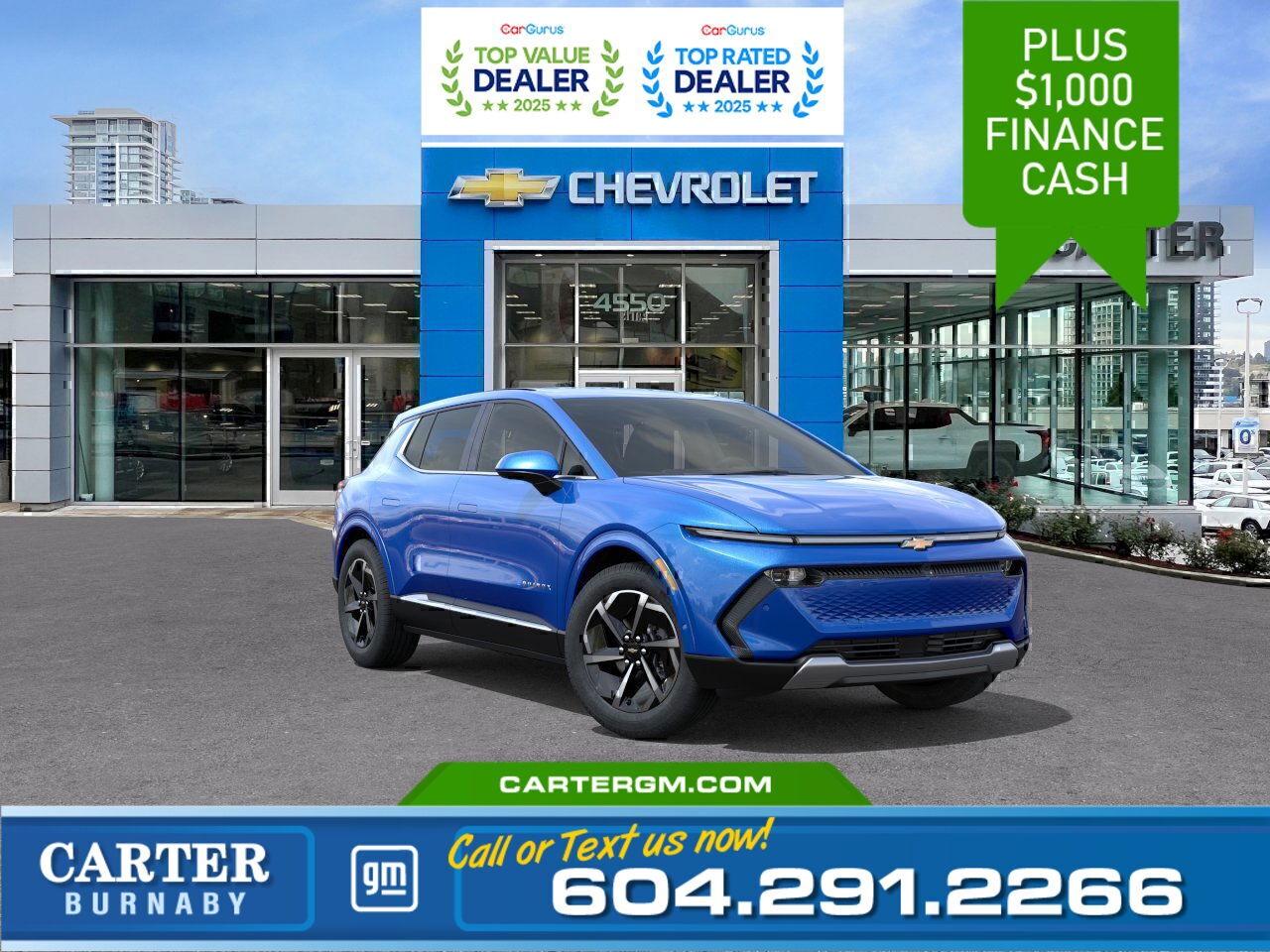 New 2025 Chevrolet Equinox EV LT FWD | Double Costco Bonus: Up to $2,400! for sale in Burnaby, BC