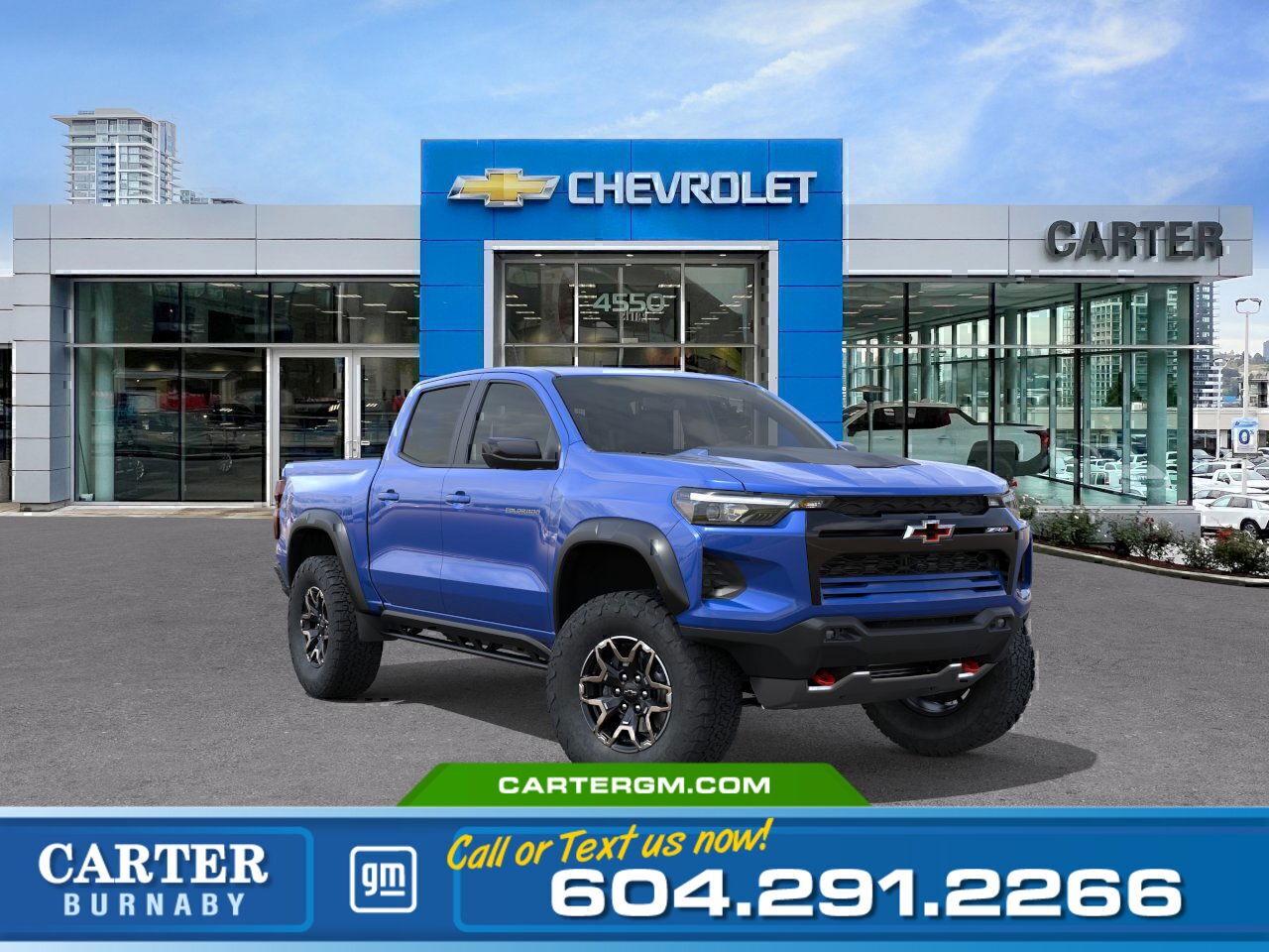New 2025 Chevrolet Colorado 4WD ZR2 | 310 HP TURBOMAX ENG/SUN ROOF/OFF-ROAD PK for sale in Burnaby, BC