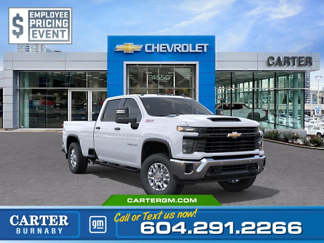 New 2025 Chevrolet Silverado 3500HD WORK TRUCK 4WD | 6.6L Turbo-Diesel V8 for sale in Burnaby, BC