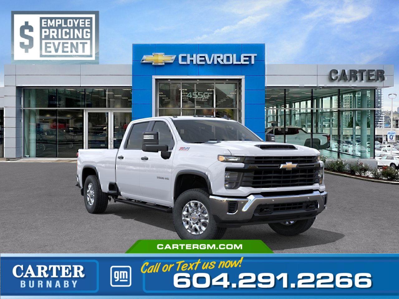 New 2025 Chevrolet Silverado 3500HD WORK TRUCK 4WD | SAVE $7,873/6.6L Turbo-Diesel for sale in Burnaby, BC