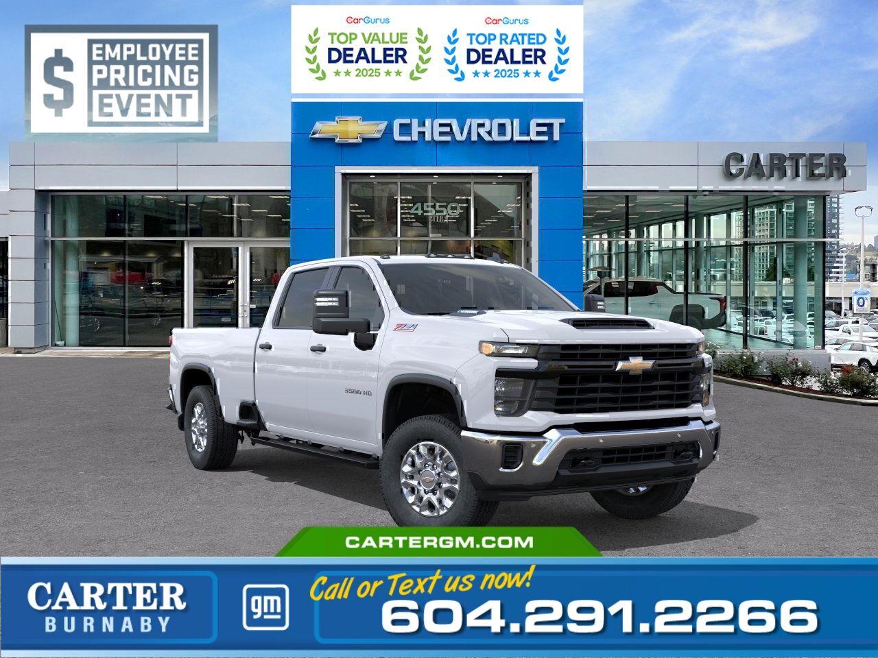 New 2025 Chevrolet Silverado 3500HD WORK TRUCK 4WD | SAVE $7,873/6.6L Turbo-Diesel for sale in Burnaby, BC