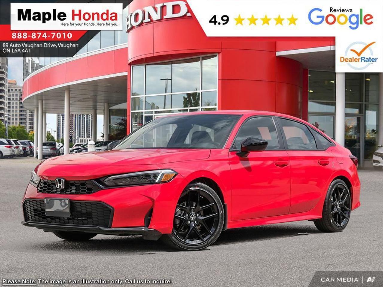 New 2026 Honda Civic Sedan CIVIC 4D SPORT CVT for sale in Vaughan, ON