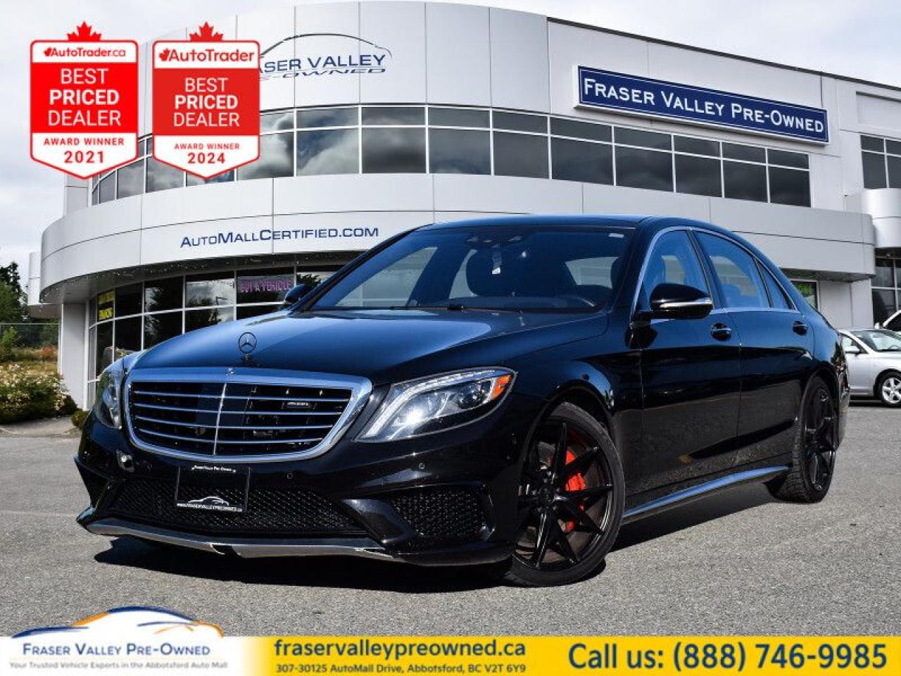 Used 2016 Mercedes-Benz S-Class AMG S 63  - $287.64 /Wk for sale in Abbotsford, BC