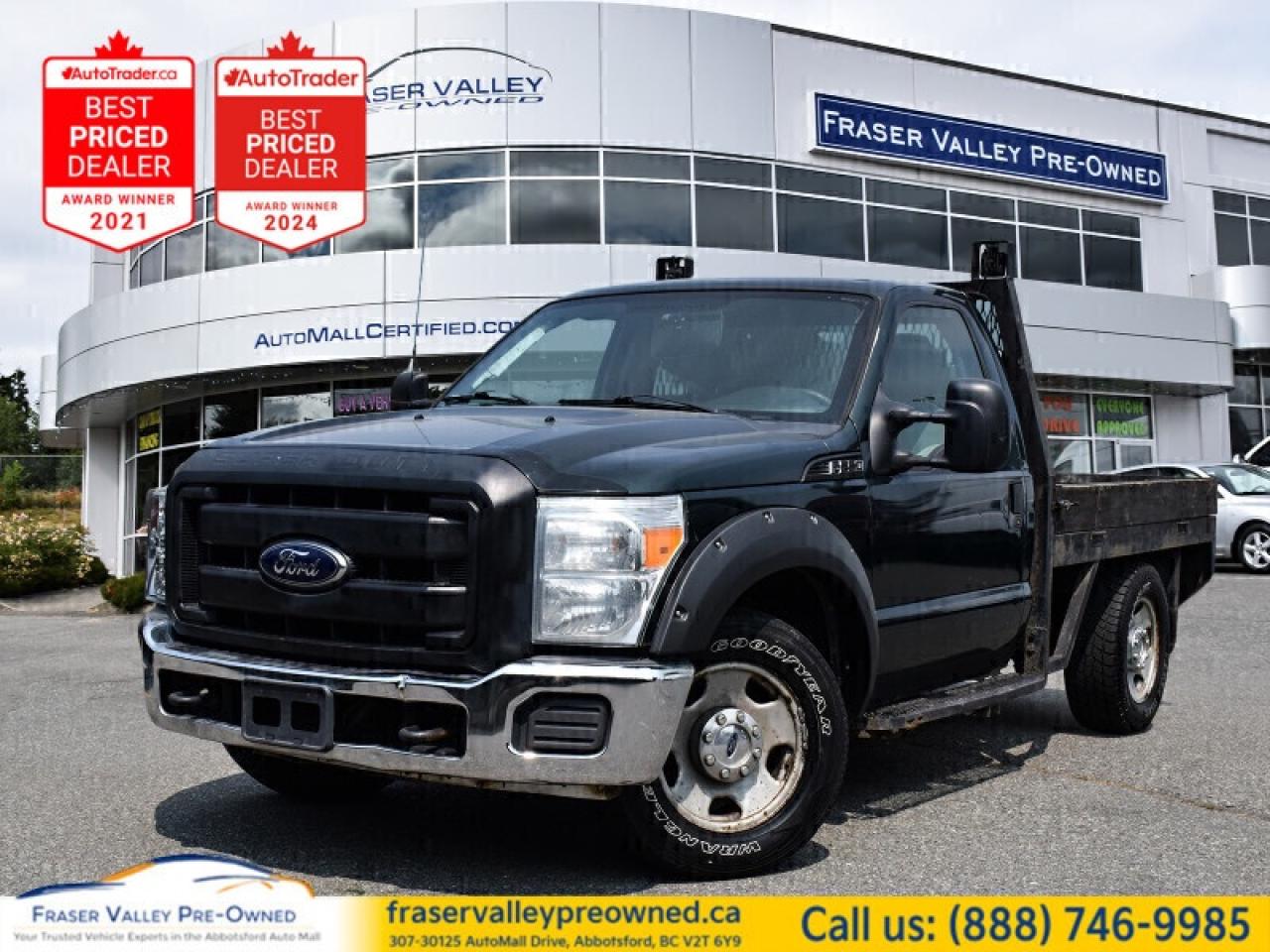 Used 2012 Ford F-250 Super Duty XL  Flatbed, Low KM, 6.2L Gas Work Truck for sale in Abbotsford, BC