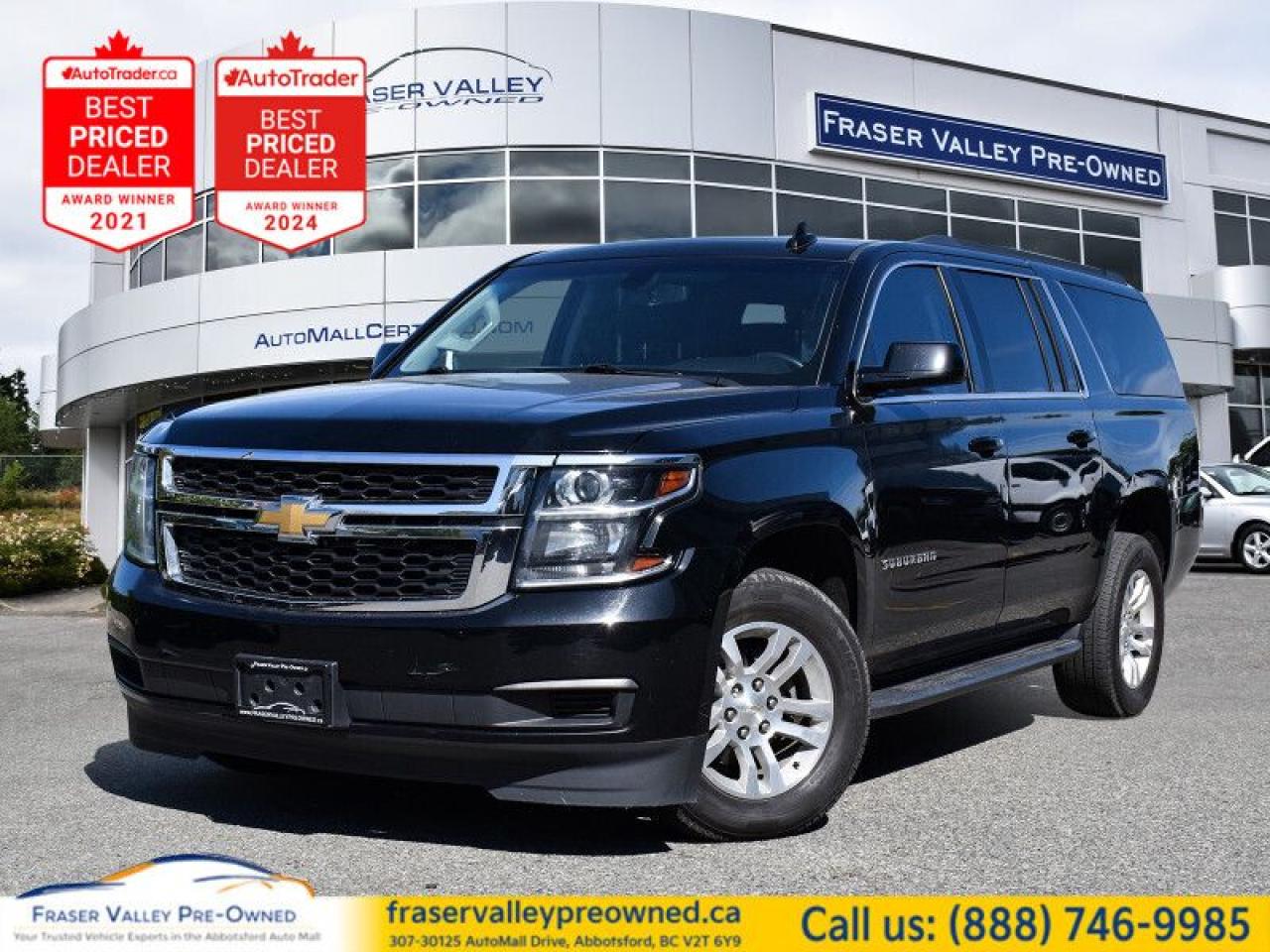 Used 2019 Chevrolet Suburban LS  - Apple CarPlay -  Android Auto for sale in Abbotsford, BC