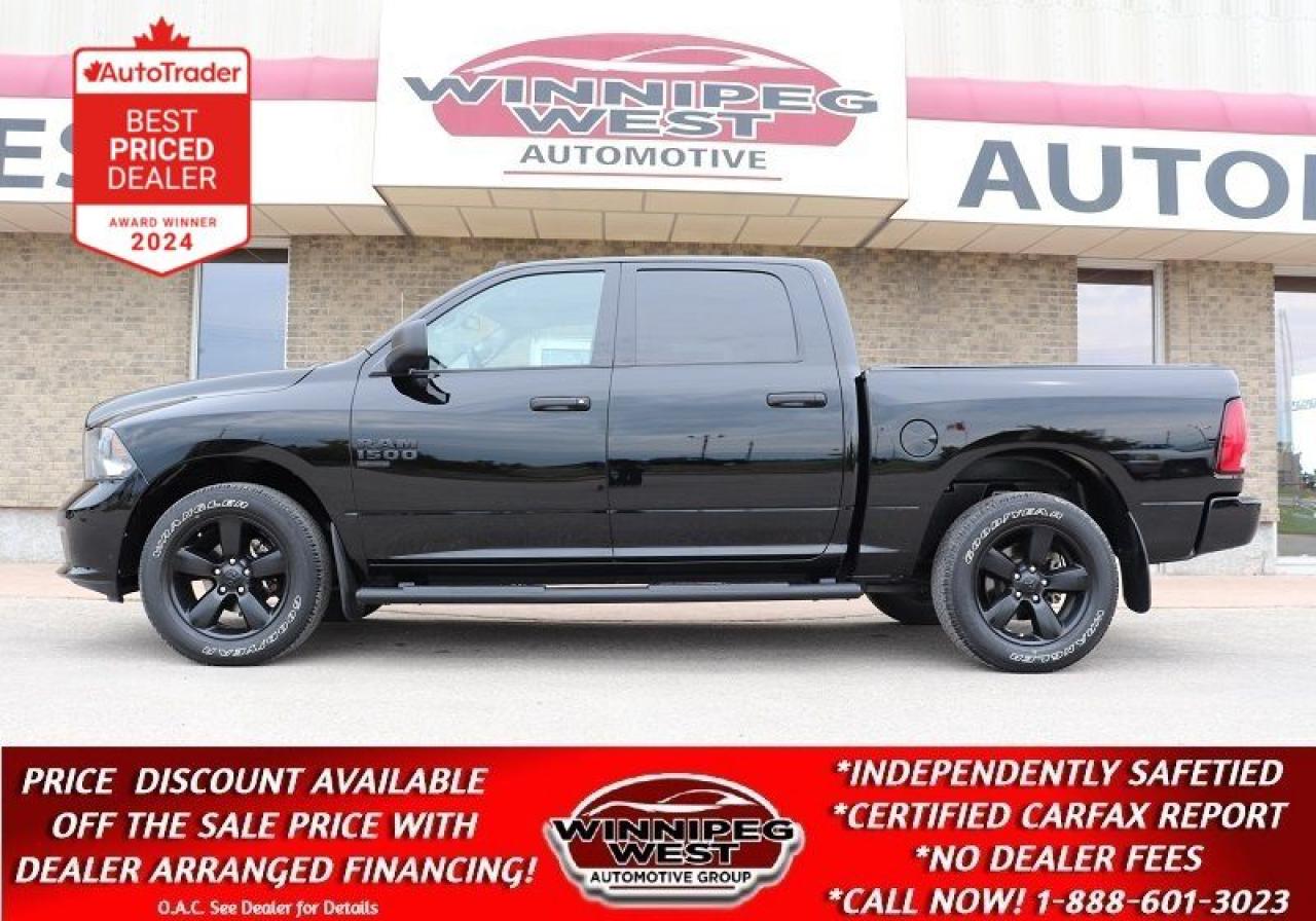 Used 2022 RAM 1500 Classic EXPRESS/SPORT NIGHT EDITION CREW 4X4, LOADED/SHARP for sale in Headingley, MB
