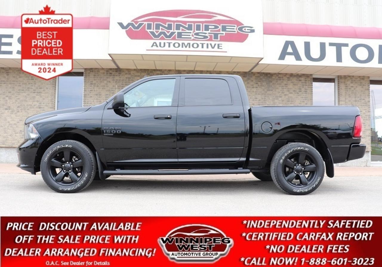 Used 2022 RAM 1500 Classic EXPRESS/SPORT NIGHT EDITION CREW 4X4, LOADED/SHARP for sale in Headingley, MB