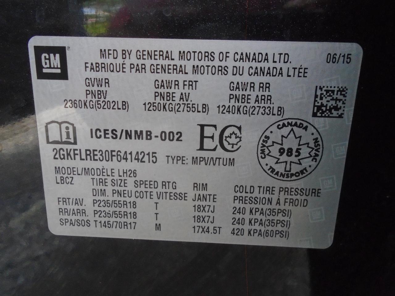 2015 GMC Terrain FWD 4dr SLE w-SLE-2 - Photo #13