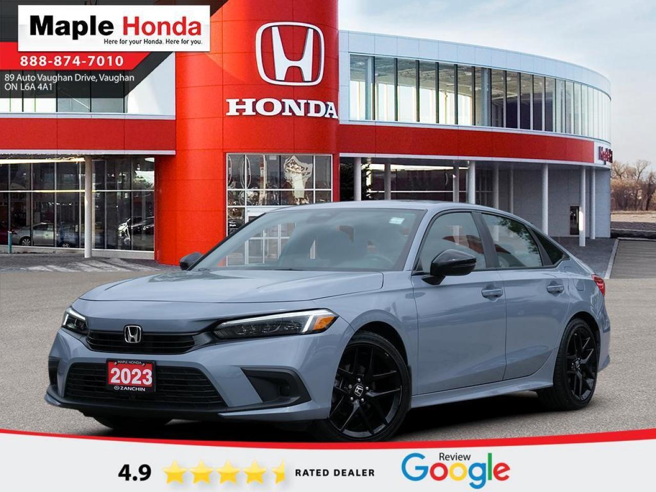 Used 2023 Honda Civic Sedan Sunroof| Blind Spot Sensors| Auto Start| Honda Sen for sale in Vaughan, ON