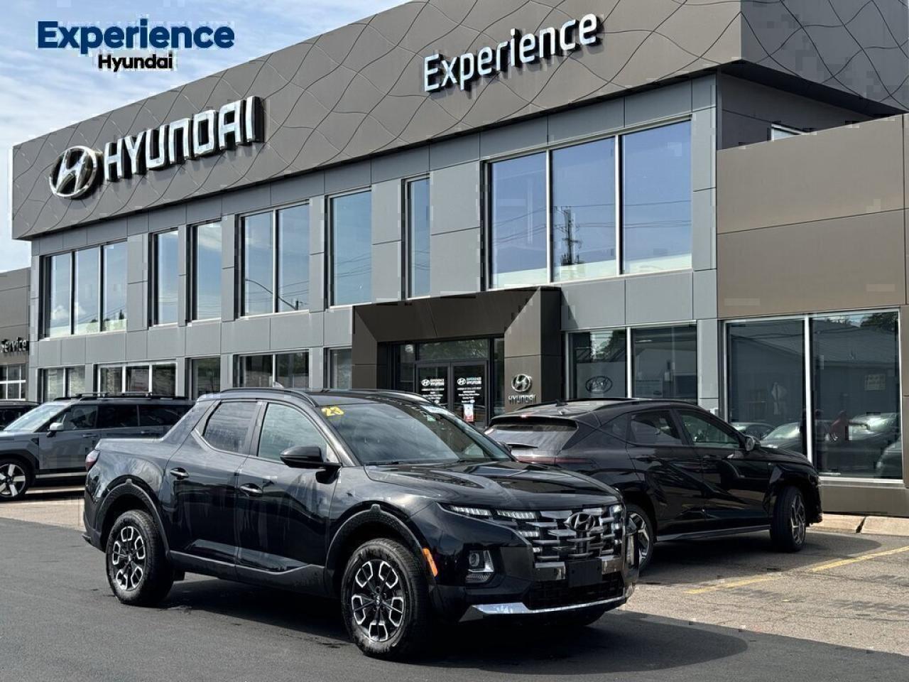 Take the worry out of buying with this dependable 2023 Hyundai Santa Cruz. Tire Specific Low Tire Pressure Warning, Side Impact Beams, Restricted Driving Mode/Alerts, Rear Cross-Traffic Collision-Avoidance Assist (RCCA), Rear Child Safety Locks. 
 
Fully-Loaded with Additional Options
TWILIGHT BLACK, BLACK, CLOTH SEAT TRIM, Wheels: 18 x 7.5J Aluminum, Wheels w/Machined w/Painted Accents Accents, Variable Intermittent Wipers, Turn-By-Turn Navigation Directions, Trip Computer, Transmission: 8-Speed DCT w/SHIFTRONIC -inc: drive mode select and paddle shifters, Transmission w/Oil Cooler, Tracker System.
 
 Stop By Today 
 Come in for a quick visit at Experience Hyundai, 15 Mount Edward Rd, Charlottetown, PE C1A 5R7 to claim your Hyundai Santa Cruz!
 Were PEIs Premier Credit Specialists! Good poor, bad, or new credit? Divorced? Self-Employed? We have you covered! Our Credit Specialists are on standby 24/7 to help get you behind the wheel today! APPLY FOR YOUR PRE-APPROVAL TODAY - https://www.steeleadvantagefinancing.com/7182