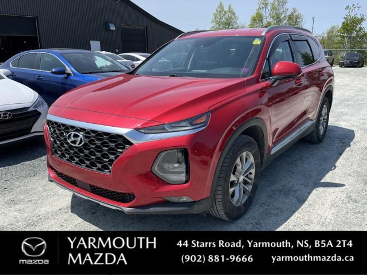 Low  Kms, Heated Seats, Air Conditioning, Adaptive Cruise Control, Lane Assist, Heated Steering Wheel, Apple Android Car Play, Backup Cam, Touchscreen, Tinted Windows. This Hyundai SANTA FE has a dependable Regular Unleaded I-4 2.4 L/144 engine powering this Automatic transmission.



*This Hyundai SANTA FE Essential 2.4L Has Everything You Want *

Steering Wheel Controls, Rear Window Defroster, Power Windows, Power Locks, Fog Lights, Bluetooth, Aux/MP3 Line-in, Alloy Wheels, 17 Inch Wheels, Tilt Steering, Power Mirrors, Outside Temp Display, Remote Keyless Entry, Rain Guards, FLAME RED, BLACK, CLOTH SEATING SURFACES, 12V Outlet, Wheels: 17 x 7.0J Alloy, Transmission: 8-Speed Automatic w/SHIFTRONIC -inc: manual mode, Transmission w/Driver Selectable Mode.