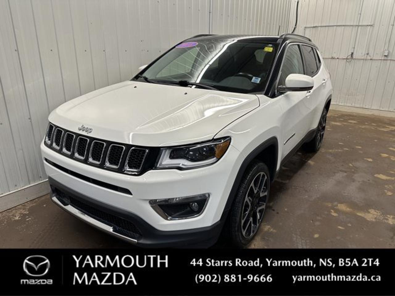 Panoramic Sunroof, Leather Seats, Low Kms, Heated Seats, Air Conditioning, Remote Starter, Lane Assist, Heated Steering Wheel, Cruise Control, Backup Cam. This Jeep Compass has a strong Regular Unleaded I-4 2.4 L/144 engine powering this Automatic transmission.



*Experience a Fully-Loaded Jeep Compass Limited *

QUICK ORDER PACKAGE 27G -inc: Engine: 2.4L MultiAir I-4 Zero Evap w/ESS, Transmission: 9-Speed Automatic , Touchscreen, Tinted Windows, Steering Wheel Controls, Rear Window Defroster, Rear Parking Sensor, Push to Start, Power Windows, Power Trunk/Hatch, Power Locks, Power Driver Seat, Forward Collision Assist, Fog Lights, Bluetooth, Blind Spot Detection, Aux/MP3 Line-in, Alloy Wheels, 19 Inch Wheels, Tilt Steering, Power Mirrors.



*Only The Best Get Recognized*

KBB.com 10 Best All-Wheel-Drive Vehicles Under $25,000, KBB.com 10 Most Awarded Brands.