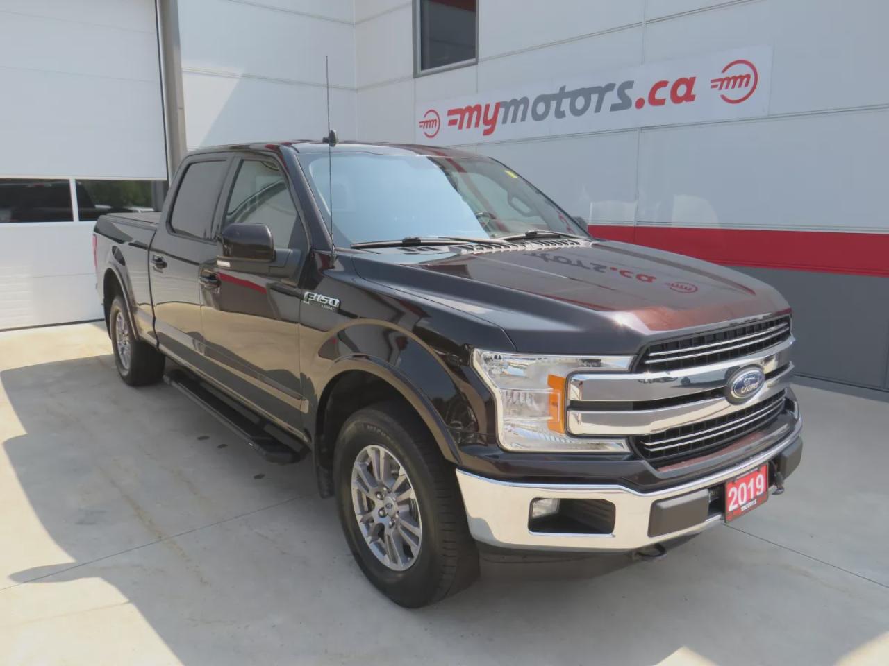 Used 2019 Ford F-150 Lariat (**CLEAN TITLE/NO ACCIDENTS!!**SAFETY/CERTIFIED!!**4WD**RUNNING BOARDS**TRAILER HITCH**TONNEAU COVER**WEATHER TECH MATS**ALLOY RIMS**REMOTE START**FOG LIGHTS**POWER SEATS**PUSH BUTTON START**DUAL CLIMATE CONTROL**DIGITAL TOUCHSCREEN**HEATED/VENTILA for sale in Tillsonburg, ON