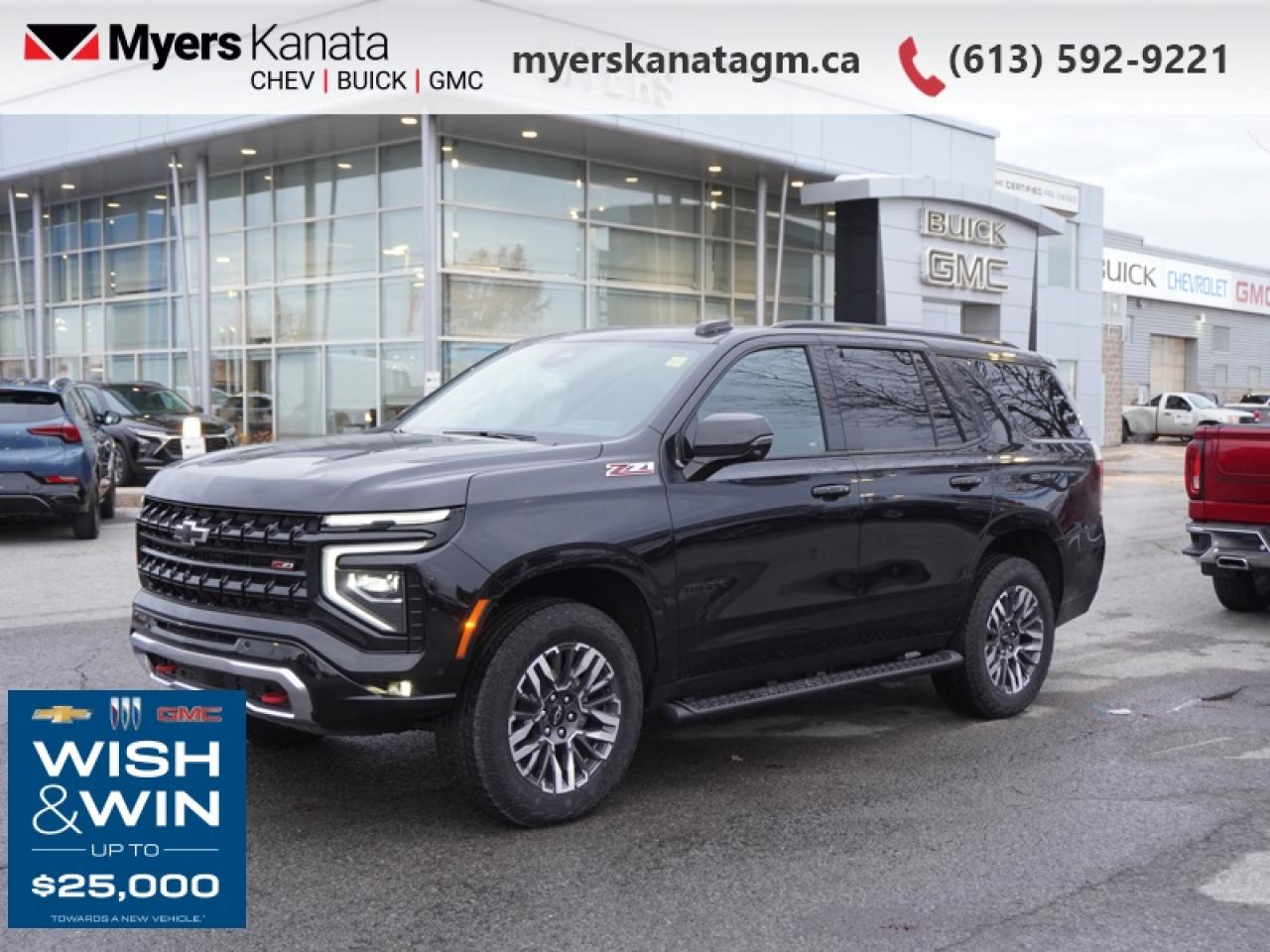 New 2025 Chevrolet Tahoe Z71  - Sunroof for sale in Kanata, ON