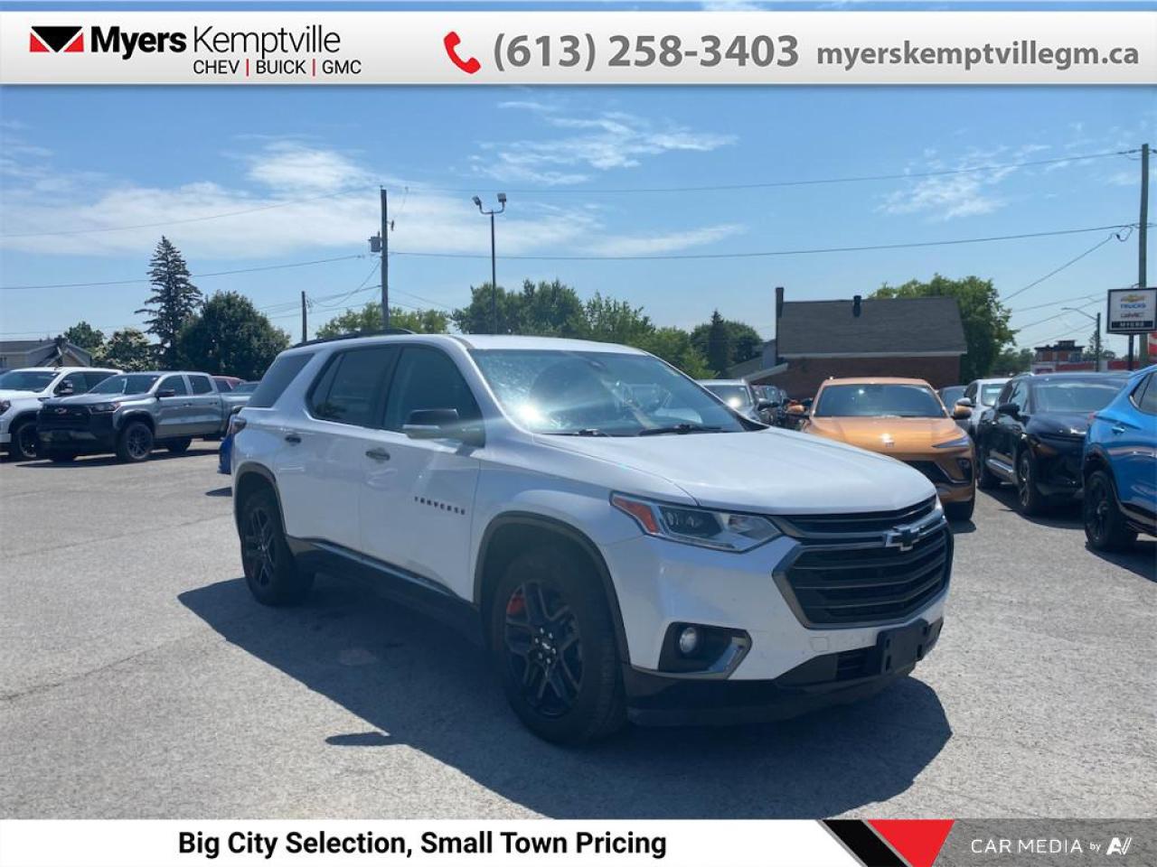 Used 2019 Chevrolet Traverse Premier  - Sunroof -  Cooled Seats for sale in Kemptville, ON