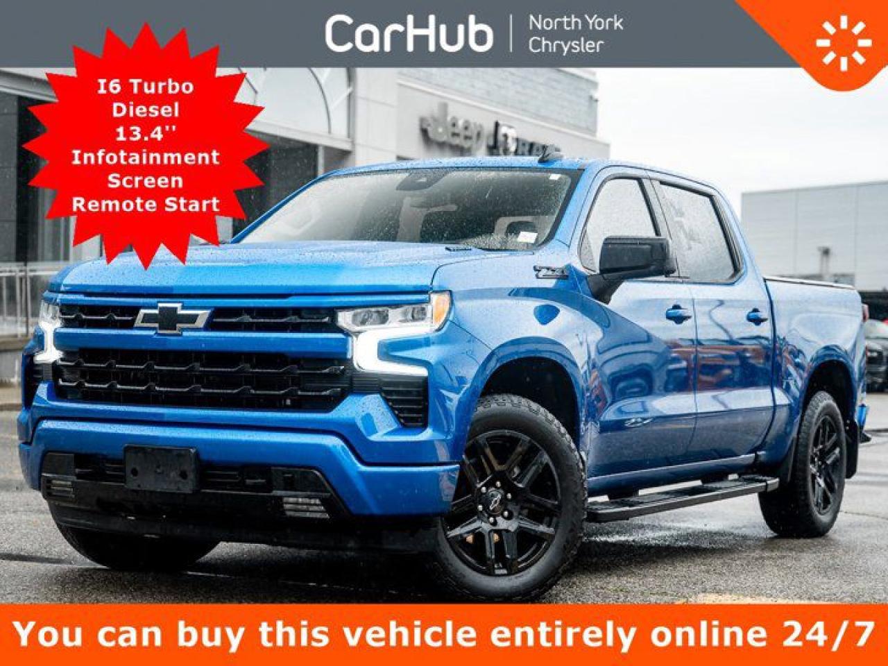 Used 2024 Chevrolet Silverado 1500 RST 147'' I6 Turbo Diesel 13.4'' Screen Remote Start for sale in Thornhill, ON