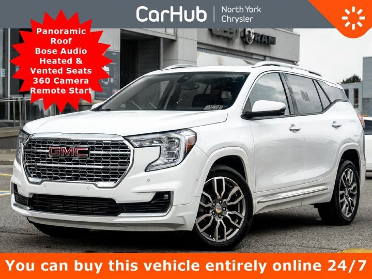 Used 2022 GMC Terrain Denali Panoramic Roof  Bose Audio  Heated & Vented Seats  360 Camera  Remote Start for sale in Thornhill, ON