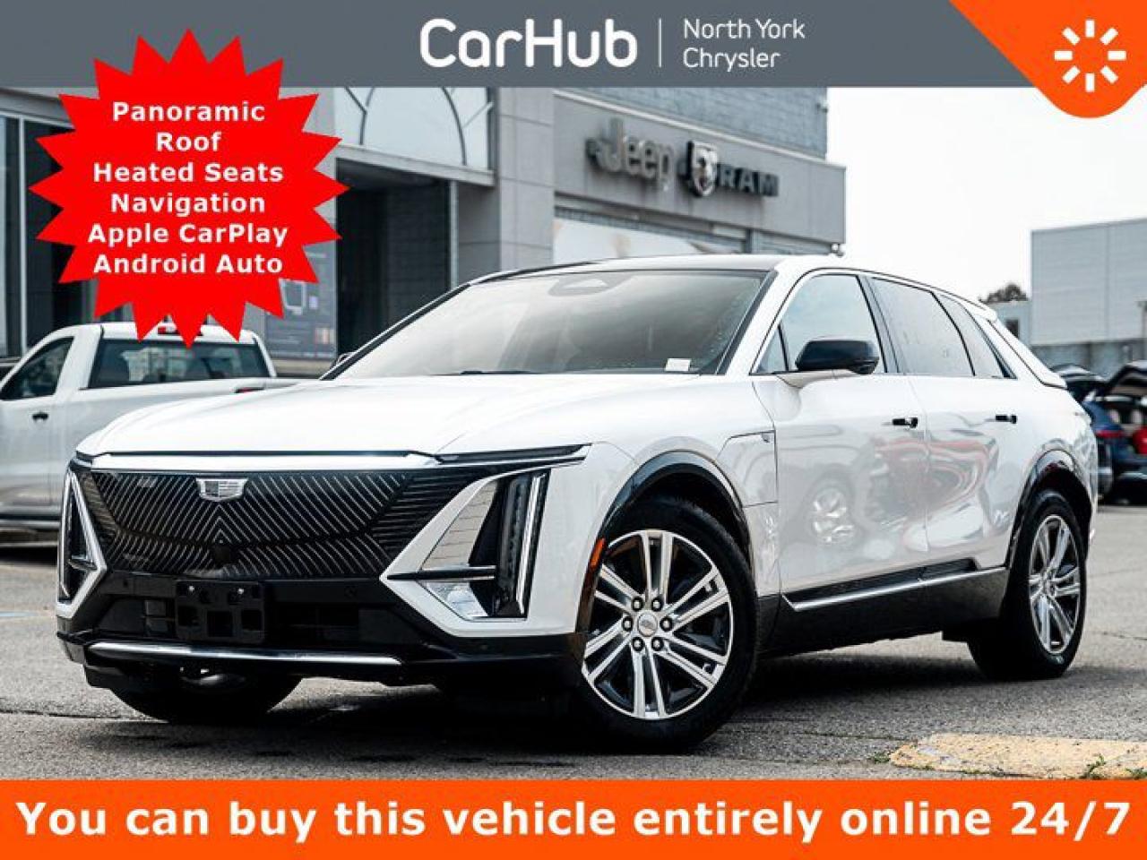 Used 2024 Cadillac LYRIQ Tech Panoroof Heated Seats Navi Apple CarPlay Android Auto for sale in Thornhill, ON