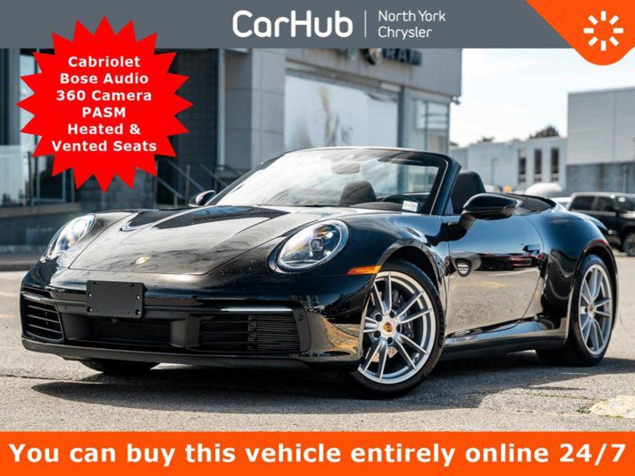 Used 2021 Porsche 911 Carrera 4 Cabriolet Bose 360 Cam PASM Heated Vented Seats for sale in Thornhill, ON