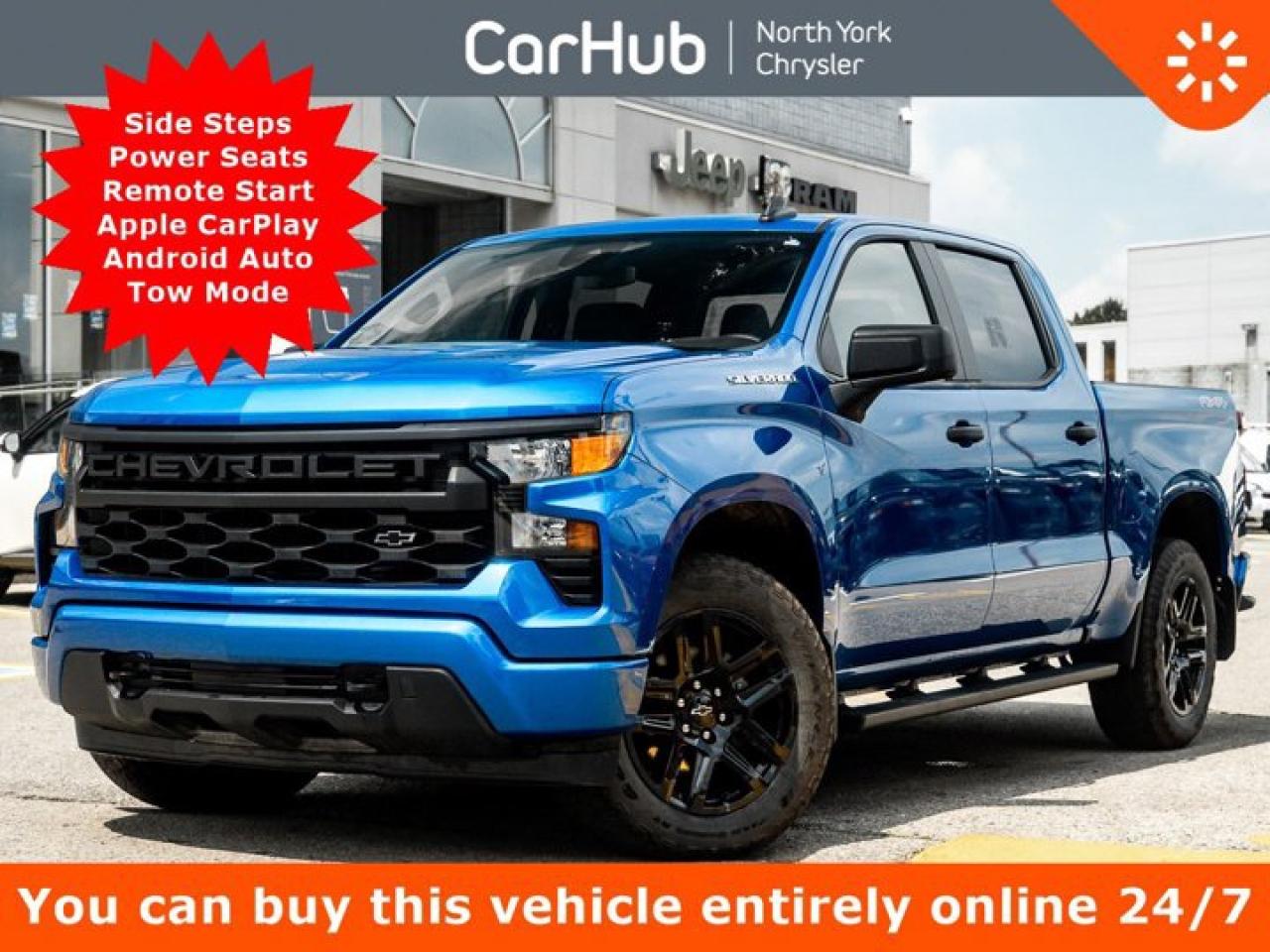 Used 2023 Chevrolet Silverado 1500 Custom 147'' Side Steps Power Seats Remote Start for sale in Thornhill, ON
