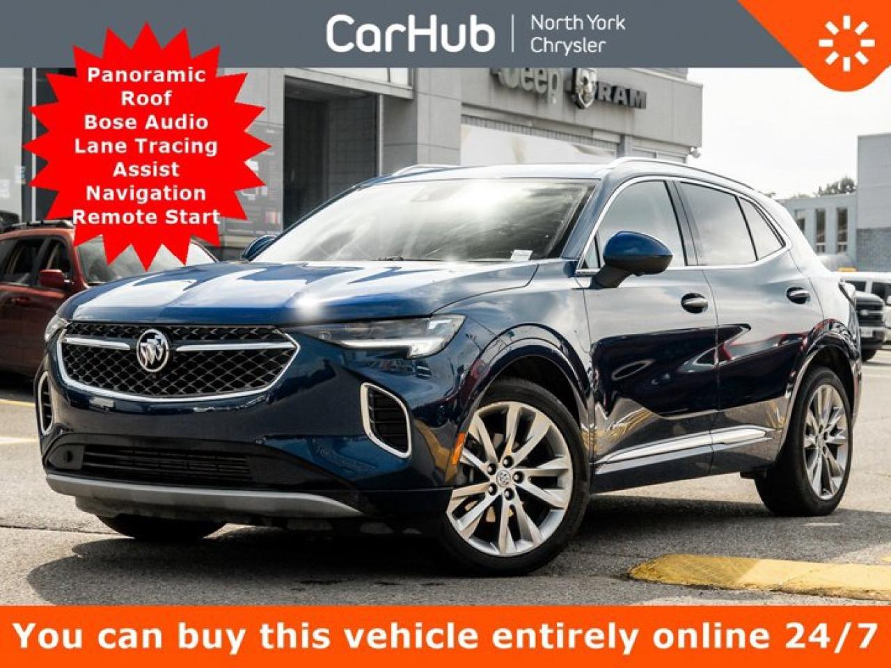 Used 2023 Buick Envision Avenir Panoroof Bose Audio Lane Tracing Assist Navi Remote Start for sale in Thornhill, ON