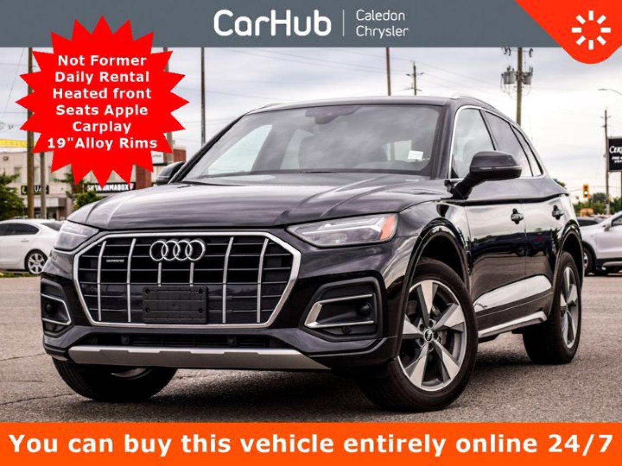 Used 2021 Audi Q5 Komfort Quattro Bluetooth Backup Camera Heated Front Seats for sale in Bolton, ON