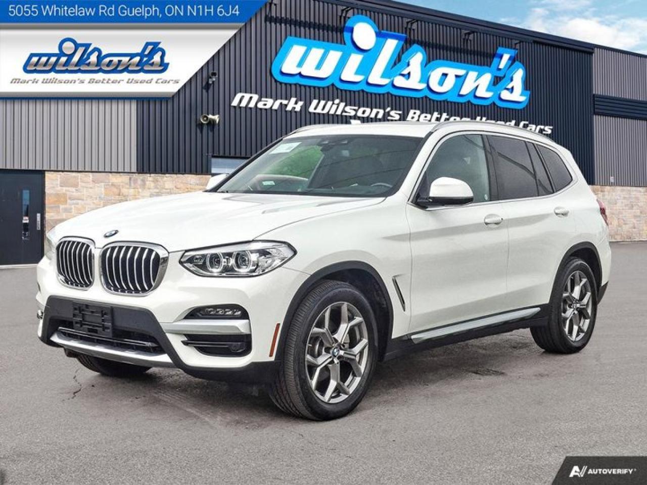 Used 2021 BMW X3 xDrive30i | Premium Pkg Enhanced | Cooled + Heated Seats | HUD | Leather | Pano Sunroof | Nav & More for sale in Guelph, ON
