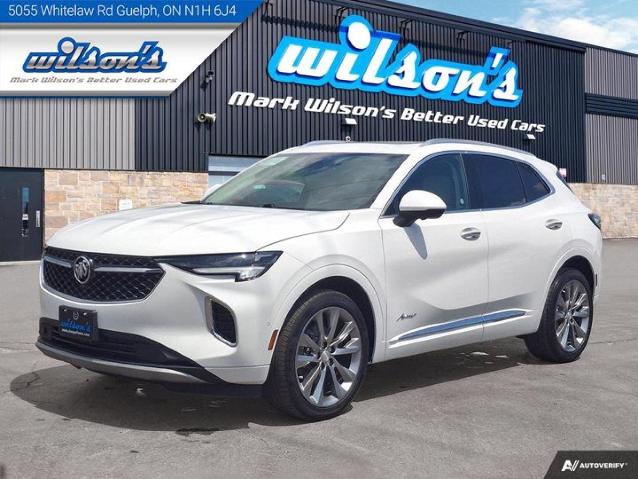 Used 2021 Buick Envision Avenir AWD | Leather | Sunroof | Nav | Adaptive Cruise | Auto Park Assist | 360 Camera | and More ! for sale in Guelph, ON