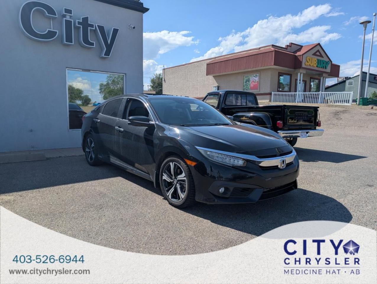 Used 2016 Honda Civic 4dr CVT Touring for sale in Medicine Hat, AB