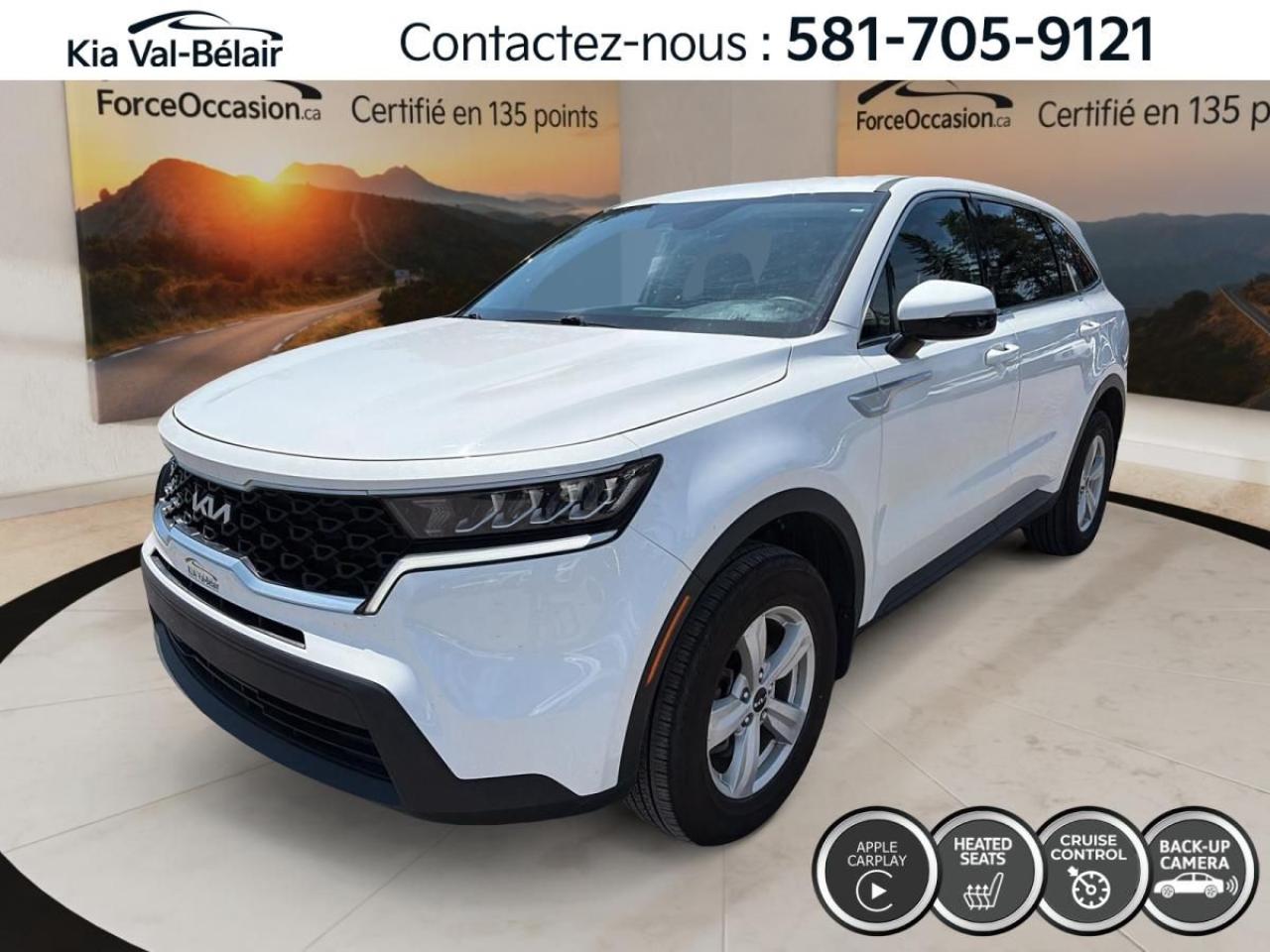 Used 2022 Kia Sorento LX+ *AWD *7 PASSAGERS *CAMÉRA *CARPLAY *BI-ZONE for sale in Québec, QC