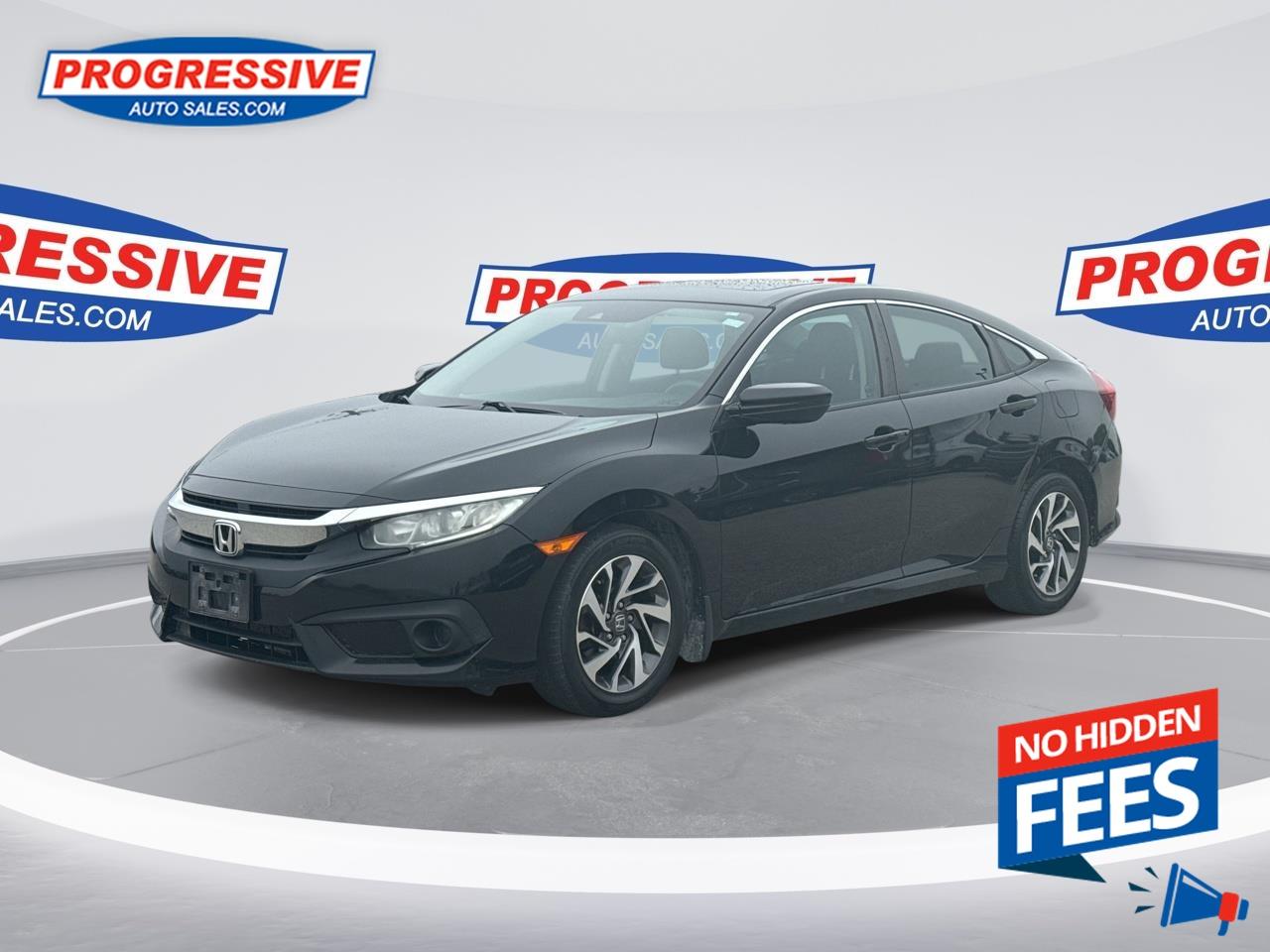 Used 2017 Honda Civic EX -  Sunroof -  Bluetooth for sale in Sarnia, ON