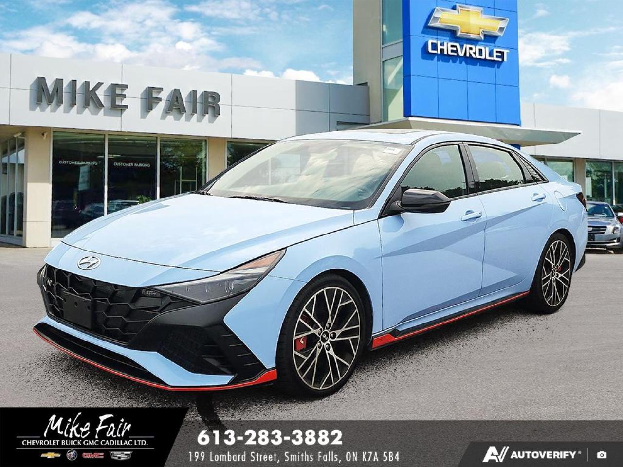 Used 2023 Hyundai Elantra N Active Sport Exhaust,Electronically Controlled Suspension,Apple Carplay,Android Auto for sale in Smiths Falls, ON