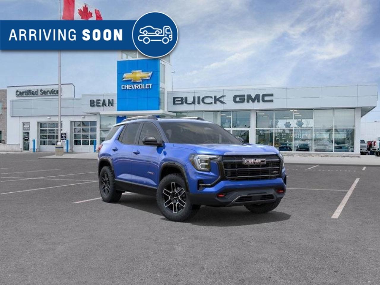 New 2026 GMC Terrain AT4 1.5L 4 CYL WITH REMOTE START/ENTRY, SUNROOF, HEATED SEATS, HEATED STEERING WHEEL, ADAPTIVE CRUISE CONTROL, HD REAR VIEW CAMERA, APPLE CARPLAY AND ANDROID AUTO for sale in Carleton Place, ON