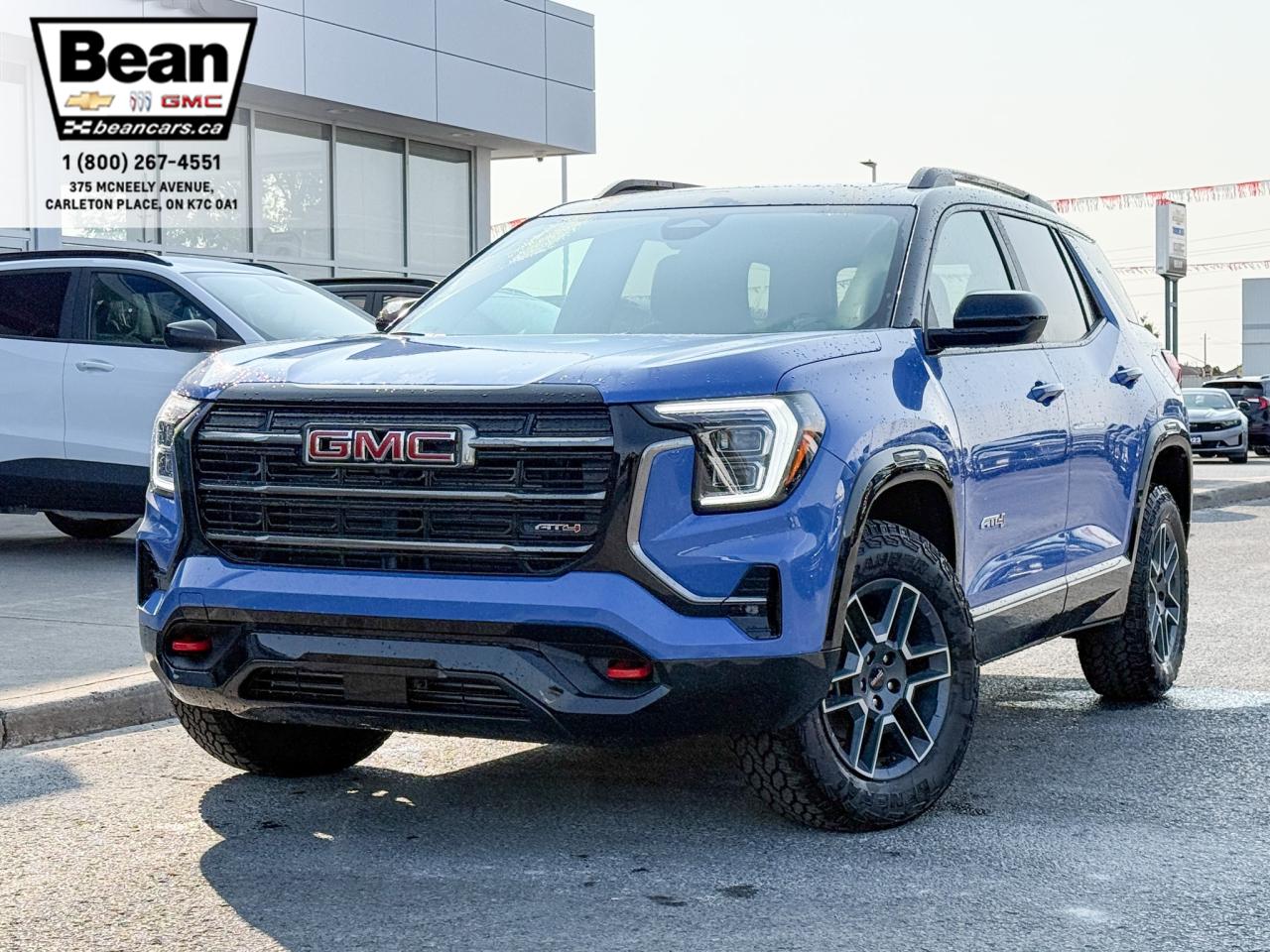 New 2026 GMC Terrain AT4 1.5L 4 CYL WITH REMOTE START/ENTRY, SUNROOF, HEATED SEATS, HEATED STEERING WHEEL, ADAPTIVE CRUISE CONTROL, HD REAR VIEW CAMERA, APPLE CARPLAY AND ANDROID AUTO for sale in Carleton Place, ON