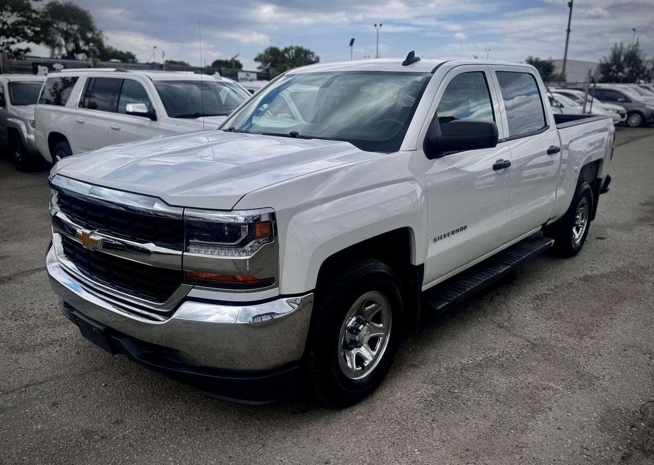 Just Arrived! Beautiful White 2017 Chevrolet Silverado 1500 LS Crew Cab 4X4. ONLY 114,578 KMS! 5.3L V8. Local Ontario Vehicle. Runs Great. Has Backup Camera, Keyless Entry, Bluetooth, AUX/USB, Running Boards, Bed Liner, Chrome Front and Rear Bumpers, and More! <br/> <br/>  <br/> *SAFETY CERTIFIED AT NO EXTRA COST* <br/> <br/>  <br/> *Welcome to get vehicle checked by any mechanic before purchase* <br/> <br/>  <br/> All in price : $24,989 plus HST and Licensing. <br/> <br/>  <br/> Call : 647-631-8755 or 647-303-2585 <br/> <br/>  <br/> Brampton Auto Center <br/> 69 Eastern Ave, Brampton ON, L6W 1X9. Unit 206 <br/> <br/>  <br/> Brampton Auto Center, welcomes you! Family owned dealership located in the GTA. We take pride in our work. Customer service is our priority. Full disclosure with honesty. We are OMVIC registered and proud member of the UCDA. You are welcomed to get the vehicle checked by any mechanic before purchase, for quality assurance. Financing available for all types of credit! Good, bad or no credit. No problem! We will get you approved. Warranty options available for any year, make or model! Contact dealer for more detail <br/> <br/>  <br/> E-mail : info@bramptonautocenter.ca <br/>