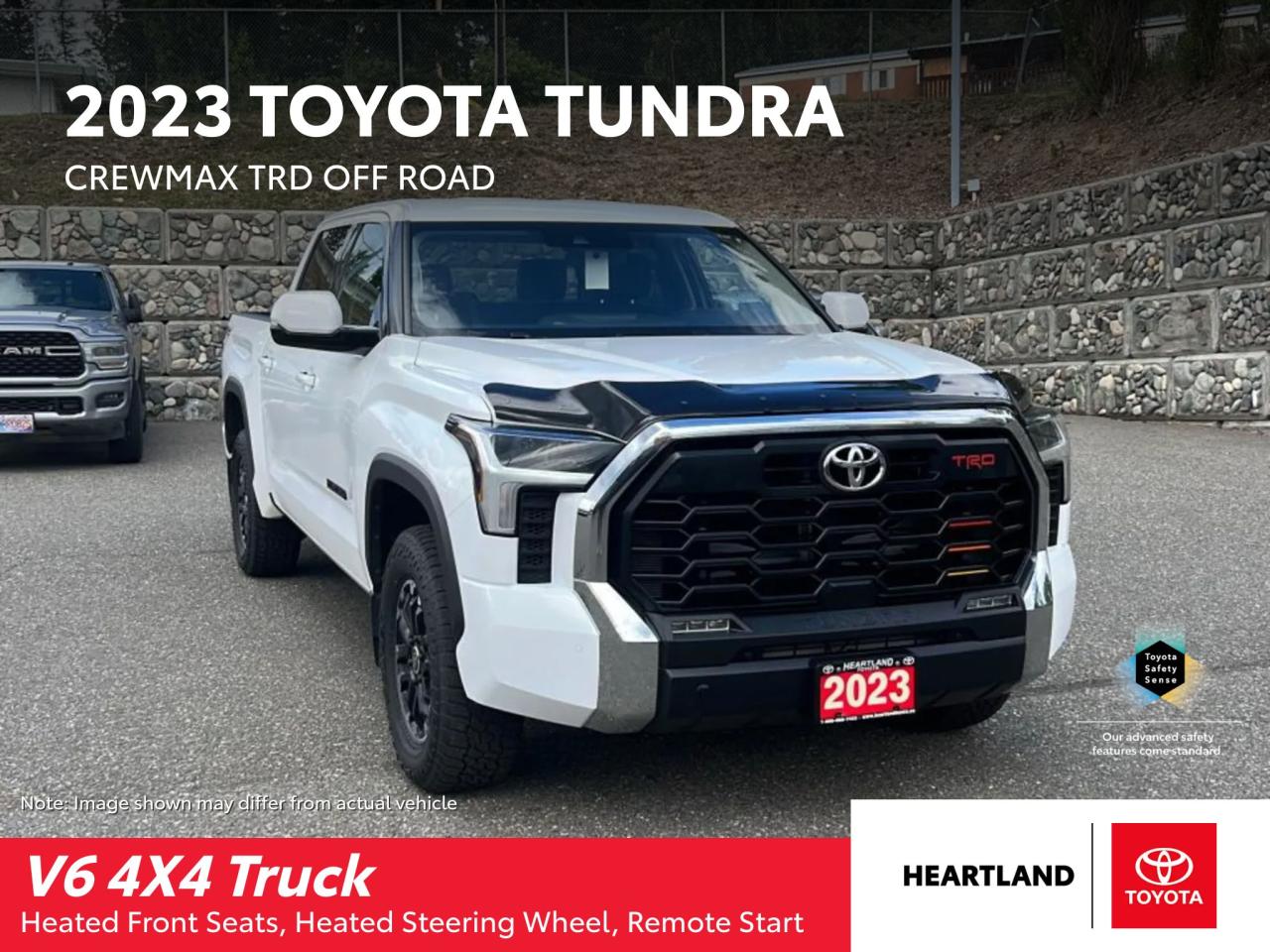 Used 2023 Toyota Tundra CREWMAX SR SR5 TRD OFF ROAD for sale in Williams Lake, BC