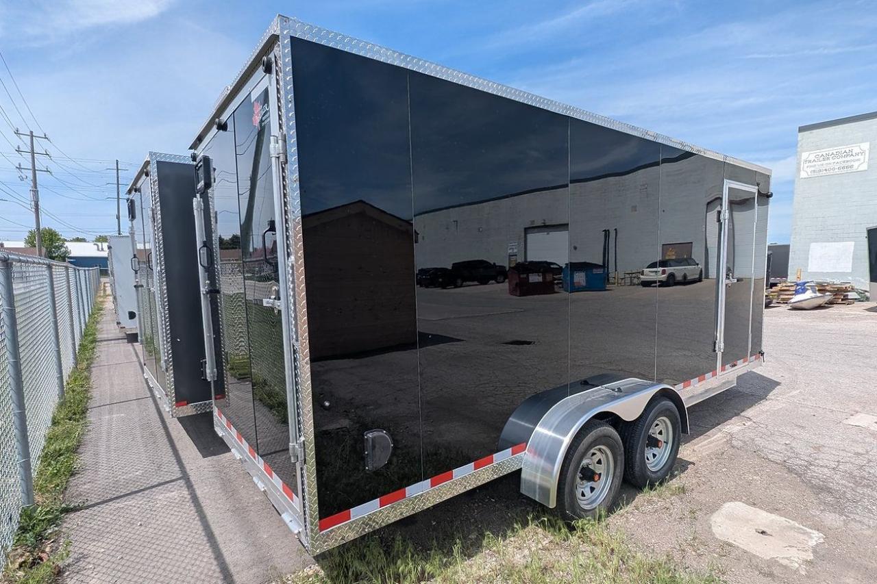2025 Canadian Trailer Company 7x18 V-Nose Cargo Trailer Aluminum Tandem Axle Photo2