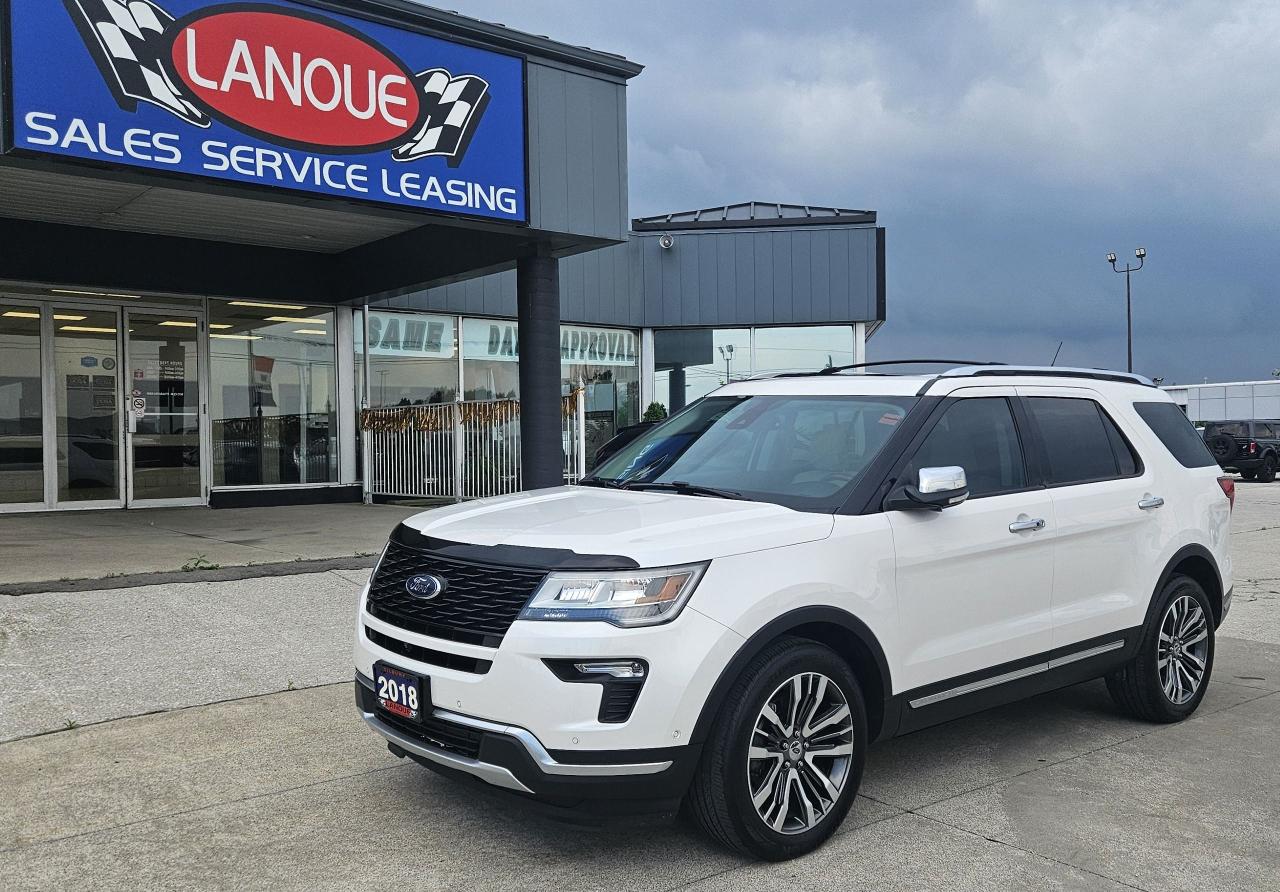 Used 2018 Ford Explorer Platinum for sale in Tilbury, ON