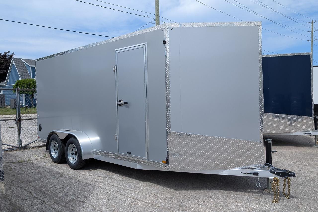 New 2025 Canadian Trailer Company 7x16 V-Nose Cargo Trailer Aluminum Tandem Axle for sale in Guelph, ON