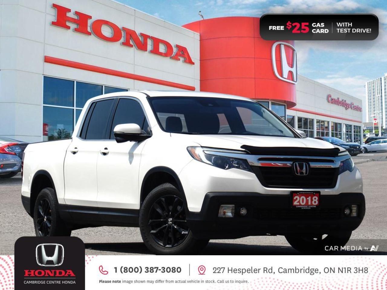 Used 2018 Honda Ridgeline EX-L HONDA SENSING TECHNOLOGIES | REARVIEW CAMERA | APPLE CARPLAY™/ANDROID AUTO™ for sale in Cambridge, ON