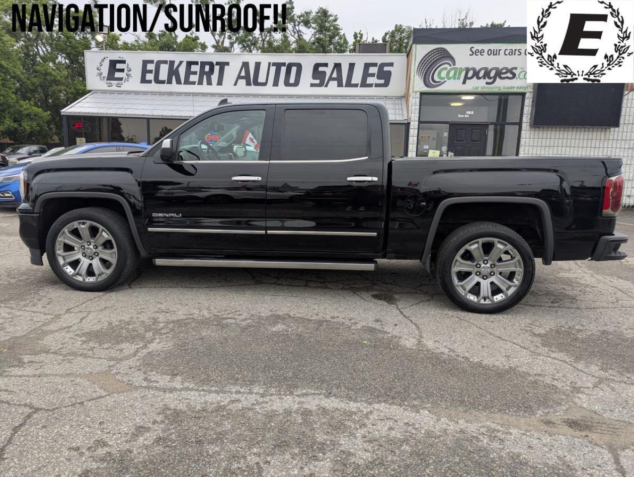 Used 2017 GMC Sierra 1500 Denali CREW CAB NAVIGATION/SUNROOF!! for sale in Barrie, ON